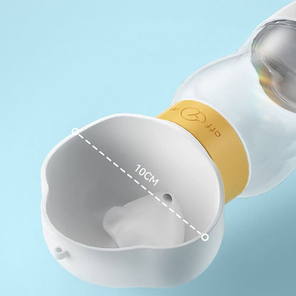 Portable 2in1 Pet Water Bottle Feeder Set