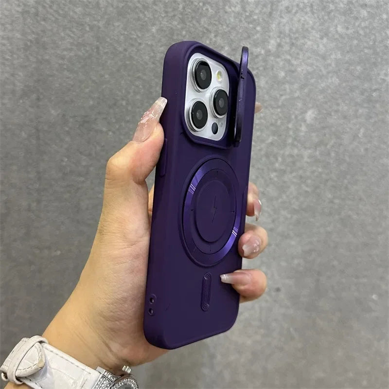 Clear Protective Magnetic iPhone Lens Case Cover