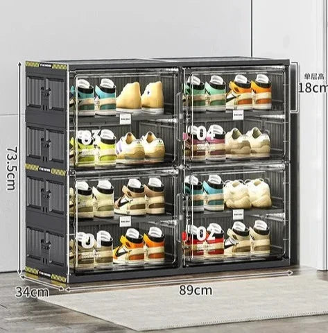 Compact Shoe Rack Storage Solution
