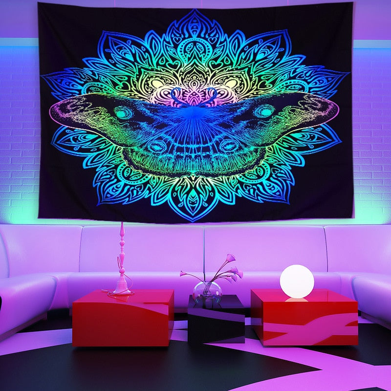 Vibrant Glow Wall Hanging Tapestry