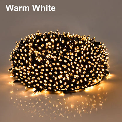 Colorful Outdoor LED String Lights Waterproof 8 Modes