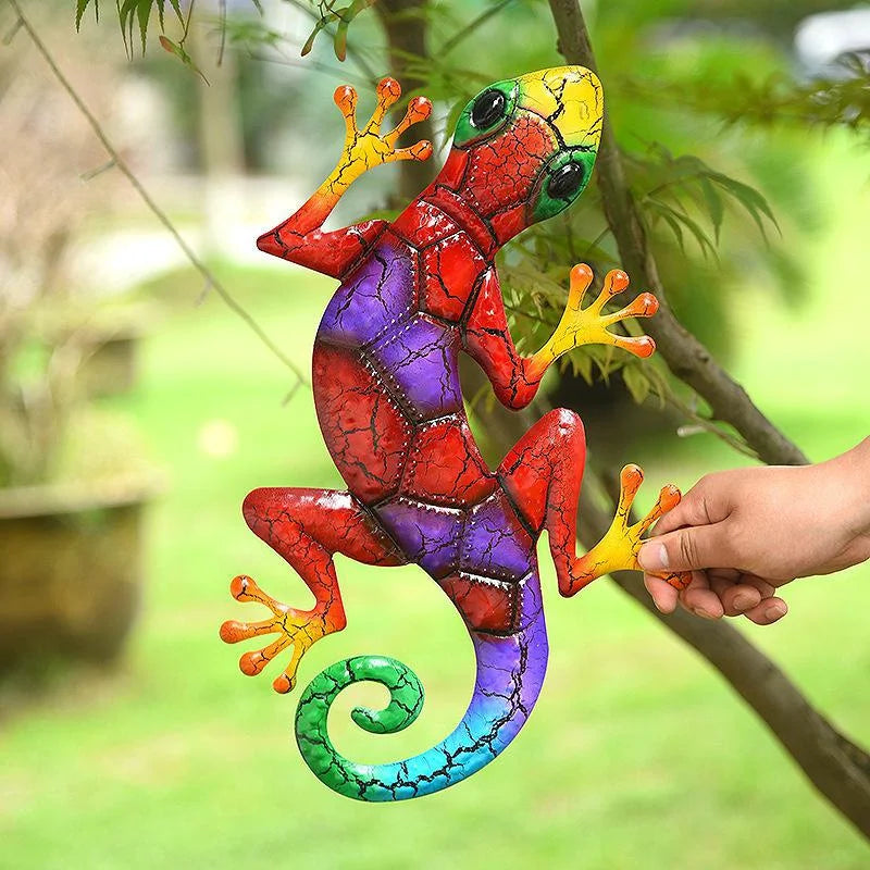 Vibrant Metal Animal Wall Art