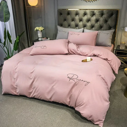 Luxurious Embroidered Duvet Cover Set