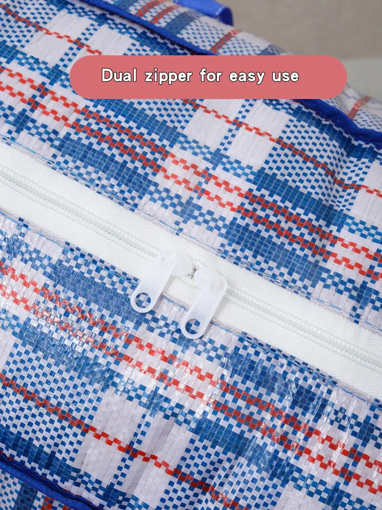 Durable Folding Storage Bag with Zipper and Water Resistance