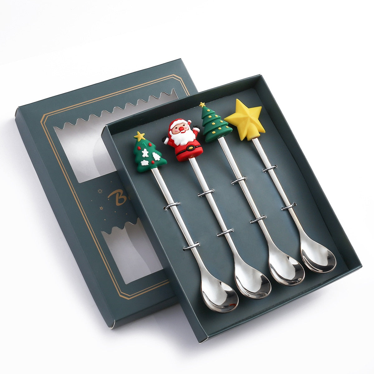 Holiday 4 Piece Santa Table Setting Set