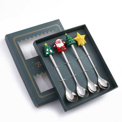 Holiday 4 Piece Santa Table Setting Set