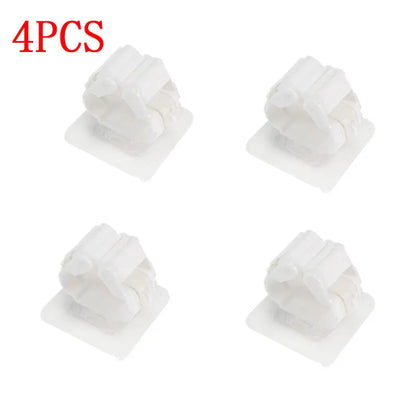 Easy Install Adhesive Wall Mop Holder Set of 4 - Fesara
