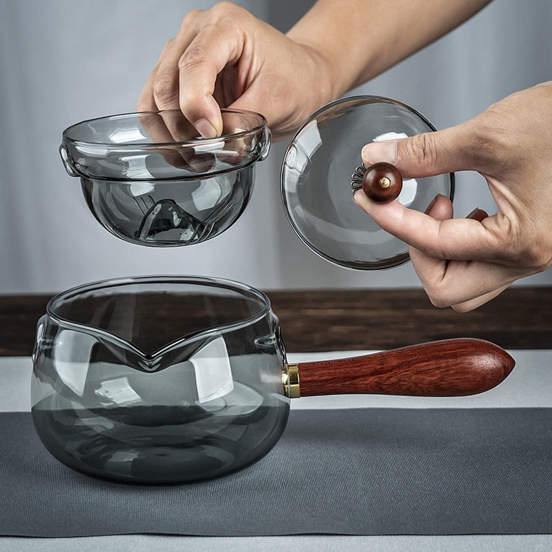 Classic Stainless Steel Rotating Teapot