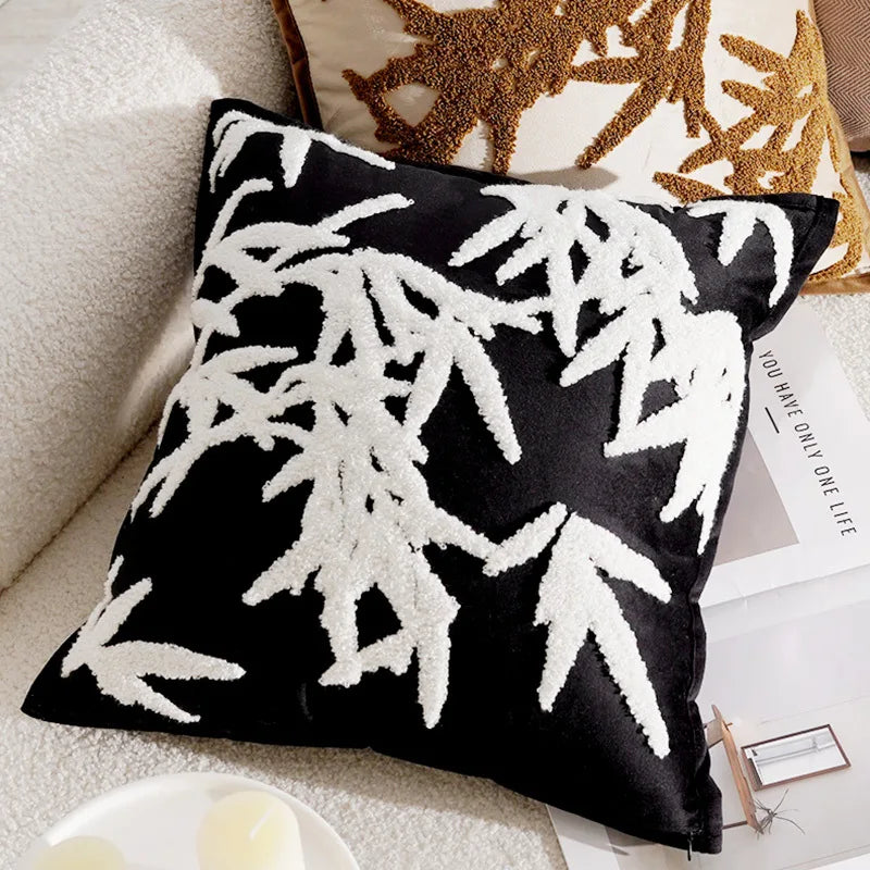 Stylish Embroidered Horse Print Throw Pillow for Home