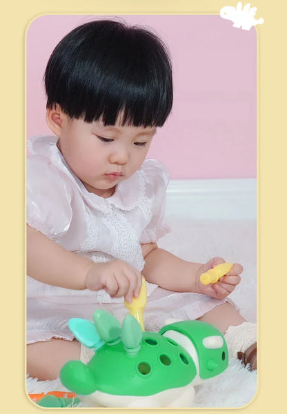 Educational Dino Color Sorting Toy