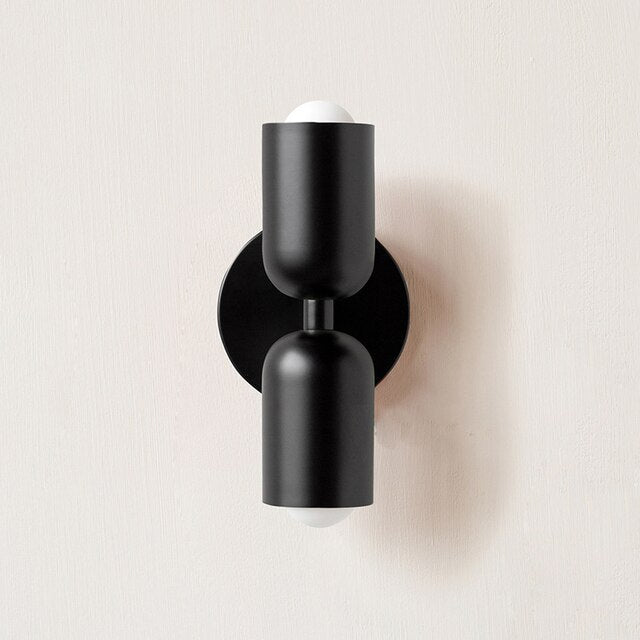 Stylish White LED Wall Lights - Dual Mode, Low Energy