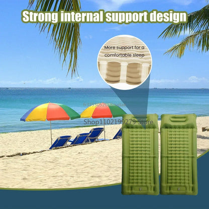 Lightweight Waterproof Camping Mattress with Pump & Connectors