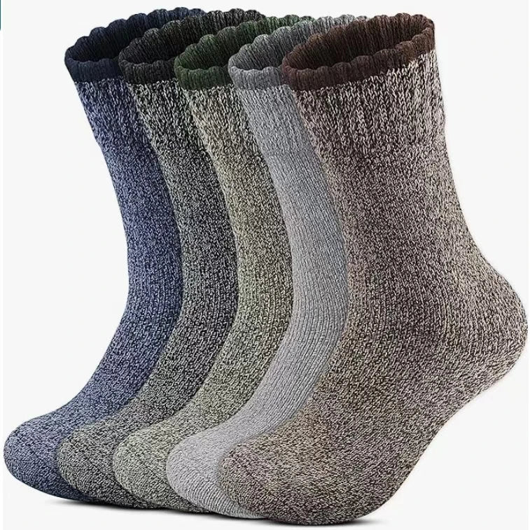 Thermal Merino Wool Hiking Socks for Men Women