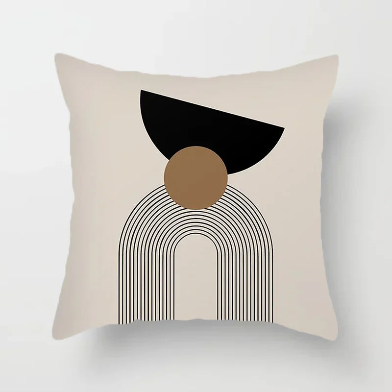 Stylish Geometric Pattern Cushion Cover