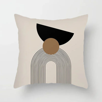 Stylish Geometric Pattern Cushion Cover
