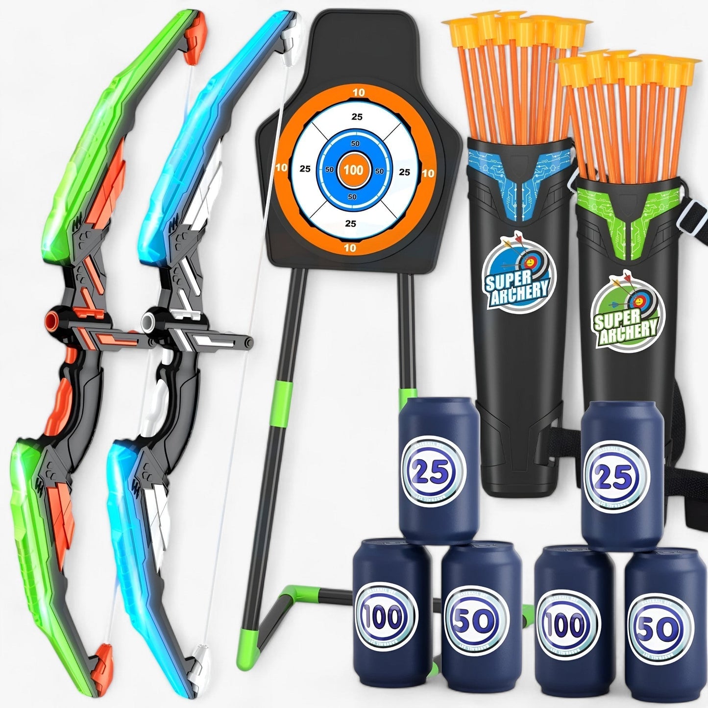 Fun Kids Archery Set – Outdoor Toy Bow Arrow Kit