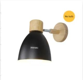 Modern Wooden Swing Arm Wall Lamp