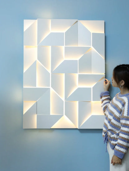 Modern 3D Wall Light with Amazing Visual Effects
