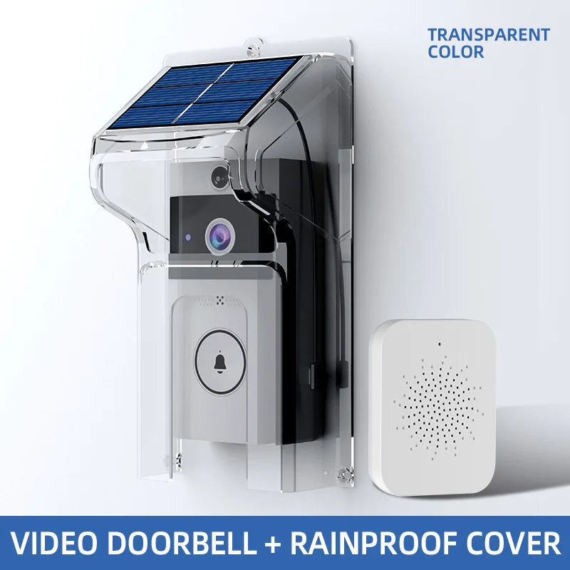 Weatherproof Wireless Solar Video Doorbell Camera