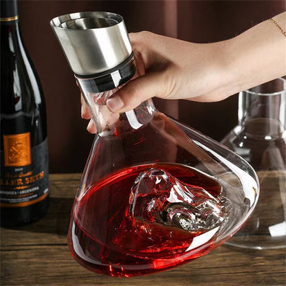 Luxurious Crystal Glass Wine Decanter
