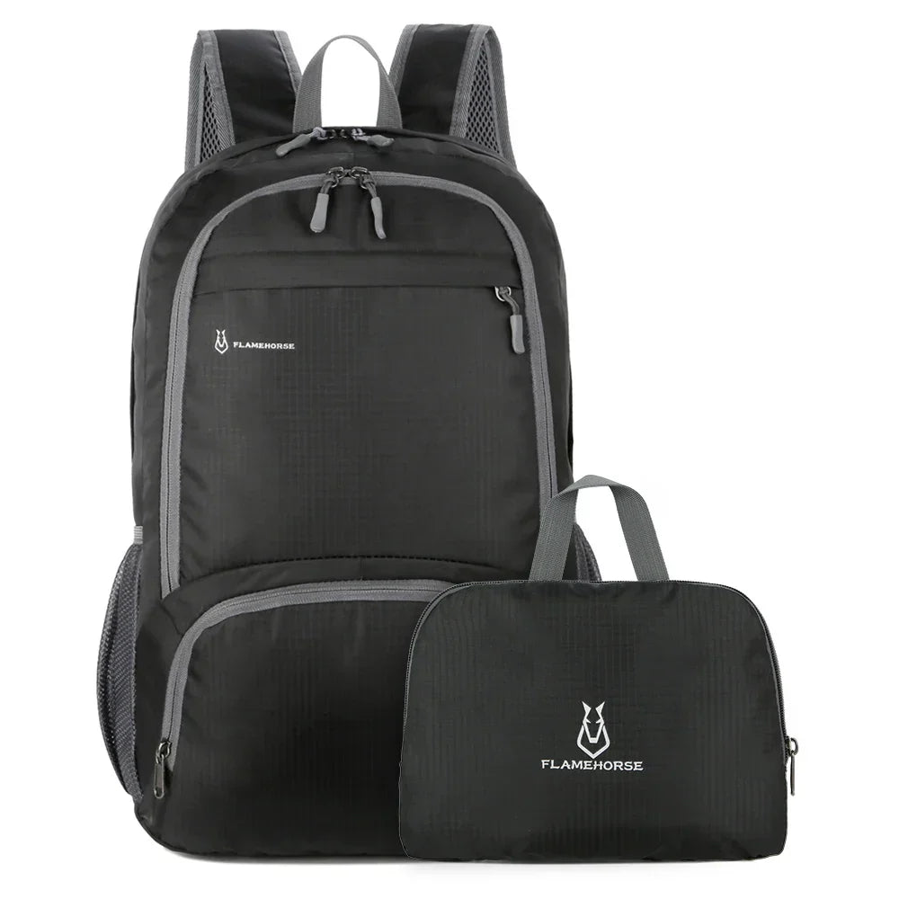 Lightweight Water Resistant Foldable Travel Backpack - Fesara