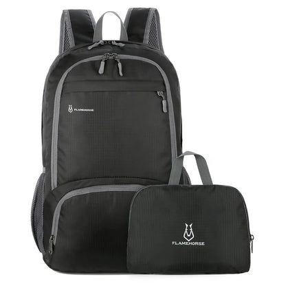Lightweight Water Resistant Foldable Travel Backpack - Fesara