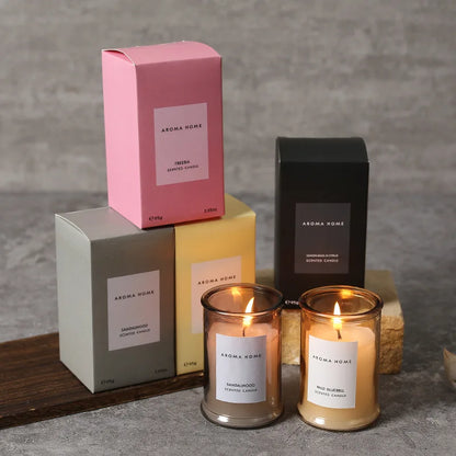 Classic Fragrant Candle Soy Wax Essential Oil Relaxation