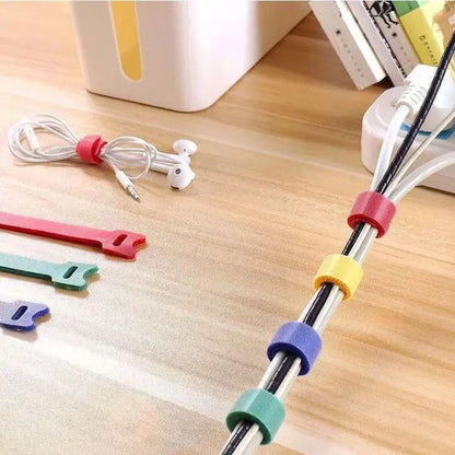 Sticky Cable Management Stickers (50 Pack) - Fesara