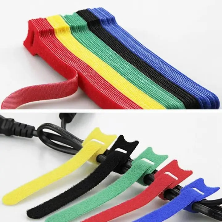 Sticky Cable Management Stickers (50 Pack)