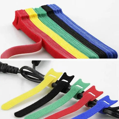 Sticky Cable Management Stickers (50 Pack)
