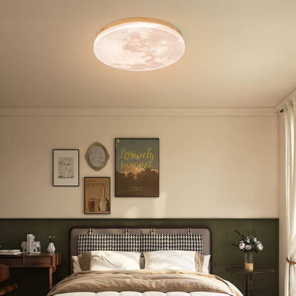Sleek Round Ceiling Light Fixture Soft Home Illumination