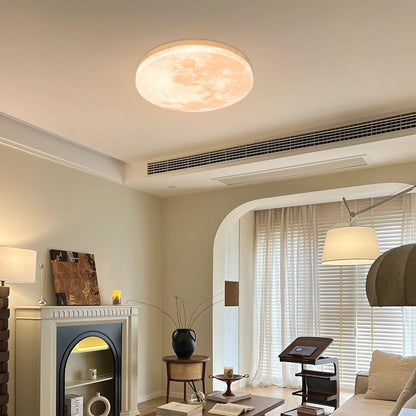 Sleek Round Ceiling Light Fixture Soft Home Illumination