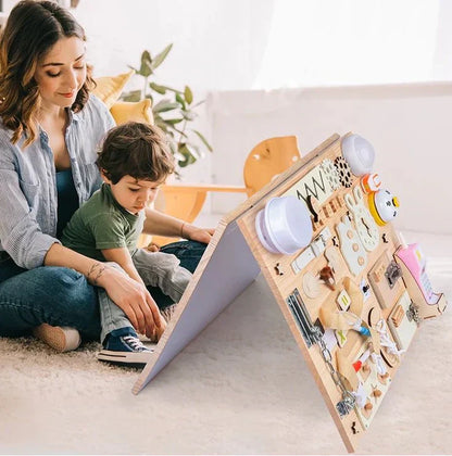 Kids Learning Table with Art Drawing Board