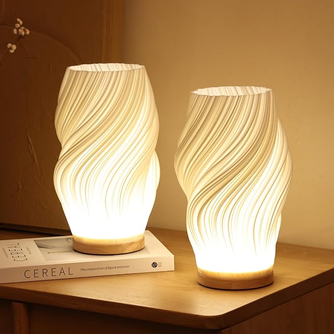 Stylish Contemporary Spiral LED Desk Lamp - Fesara