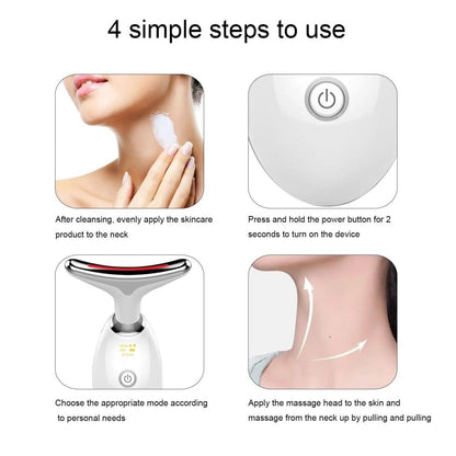 Serenetouch – 3-in-1 facial massager with light therapy, vibration, and heat functions 2