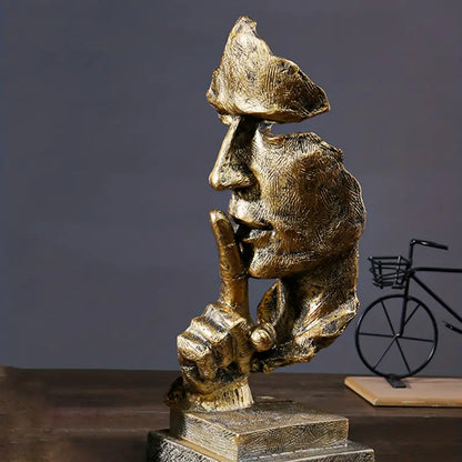 Modern Abstract Resin Figurine for Home Decor