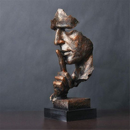 Modern Abstract Resin Figurine for Home Decor - Fesara