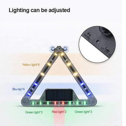 Portable Solar Powered Car Safety Light