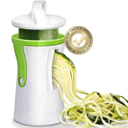 Easy Veggie Spiralizer | Manual Cheese Cutter | Compact Stainless Steel - Fesara