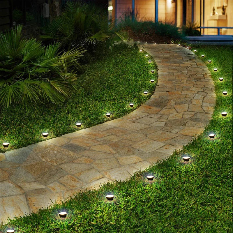 Color Changing Outdoor Solar Powered Garden Lamp - Fesara