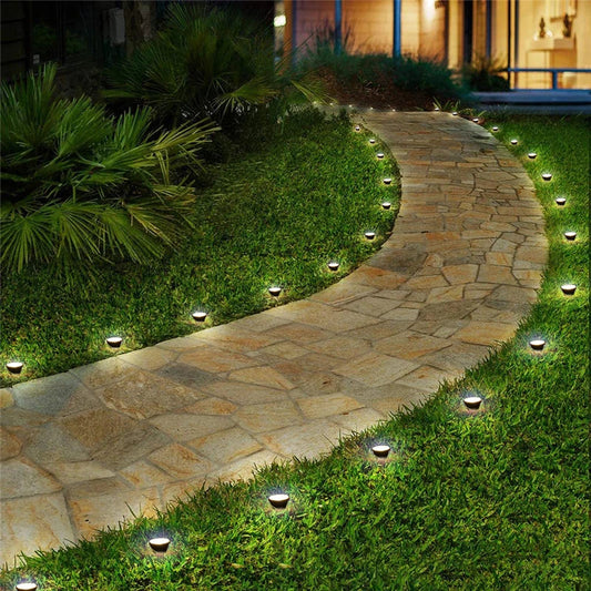 Color Changing Outdoor Solar Powered Garden Lamp - Fesara
