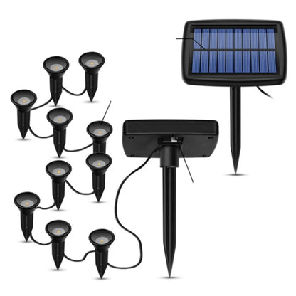 Color Changing Outdoor Solar Powered Garden Lamp