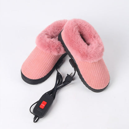 Warm Cozy Rechargeable Heated Slippers
