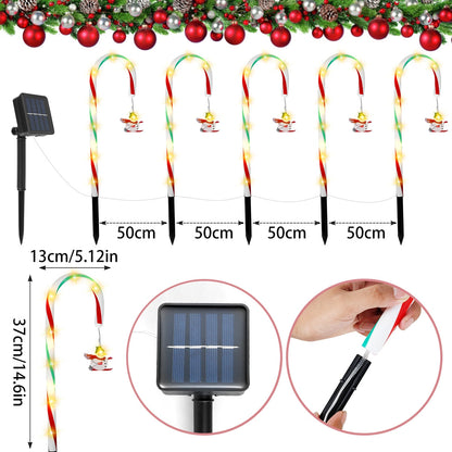 Colorful Outdoor Solar Powered LED Lamp