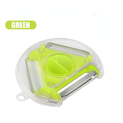 Premium 3-in-1 Stainless Steel Vegetable Peeler