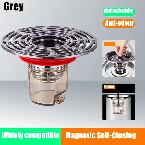 Easy Clean Magnetic Drain Strainer Cover
