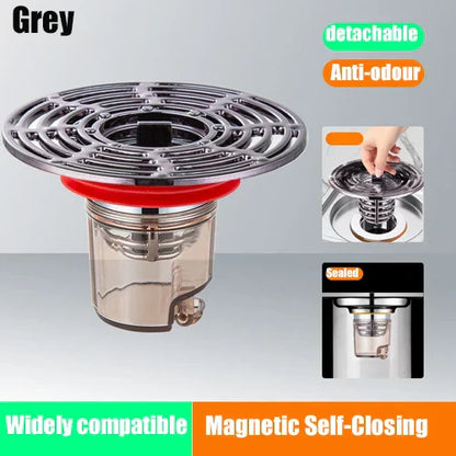 Easy Clean Magnetic Drain Strainer Cover