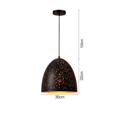 Rustic Metal Pendant Light in Classic Industrial Style