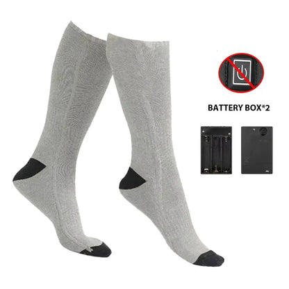 Warm Thermal Rechargeable Heated Socks for Outdoor Use - Fesara