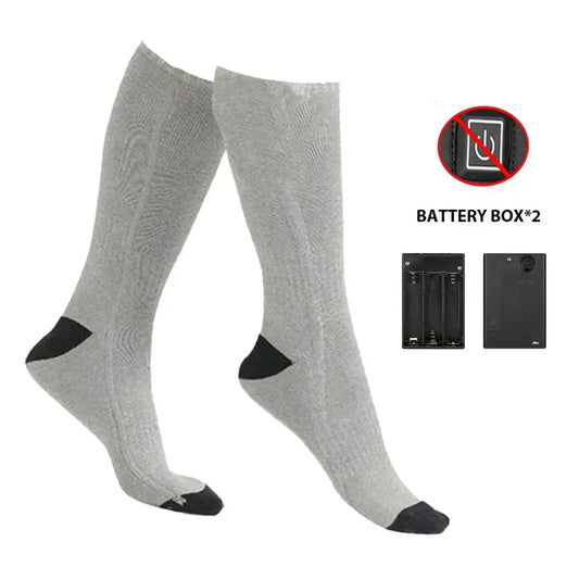 Warm Thermal Rechargeable Heated Socks for Outdoor Use - Fesara